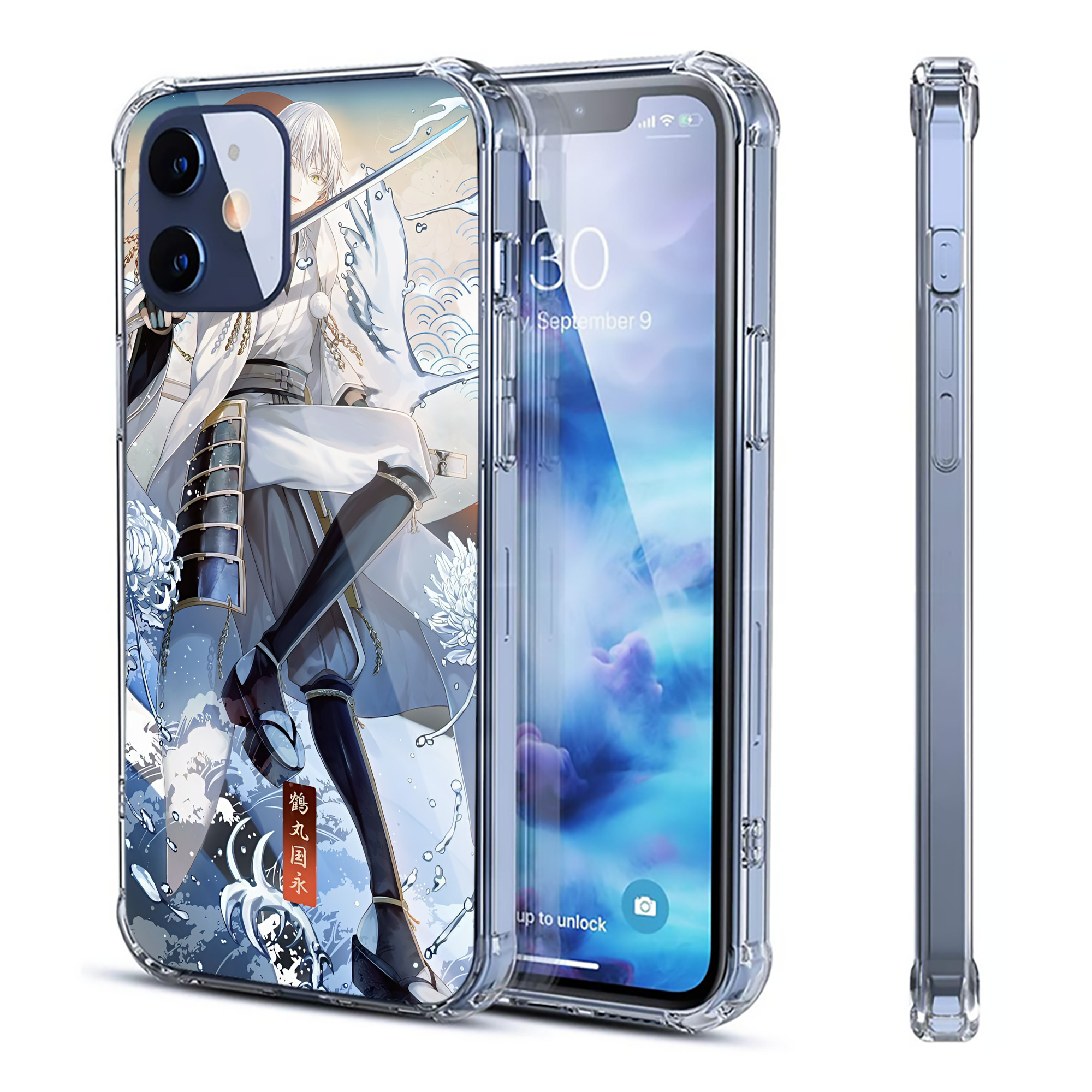 （画像用） 刀剣乱舞 Touken Ranbu 【iPhone 12シリーズ対応】透明スマホケース（クリアソフトケース）